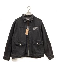 HIDE AND SEEK（ハイドアンドシーク）の古着「HIDE AND SEEK 　Denim Zip Jacket」｜ブラック