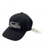 COOTIE PRODUCTIONSクーティープロダクツ）の古着「Embroidery T/C Gabardine 6 Panel Cap」｜ブラック