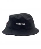 BRIEFINGブリーフィング）の古着「BRIEFING　シアサッカーハット」｜ブラック