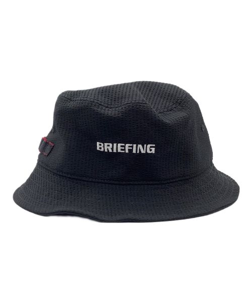 BRIEFING（ブリーフィング）BRIEFING (ブリーフィング) BRIEFING　シアサッカーハット ブラック サイズ:Lサイズの古着・服飾アイテム