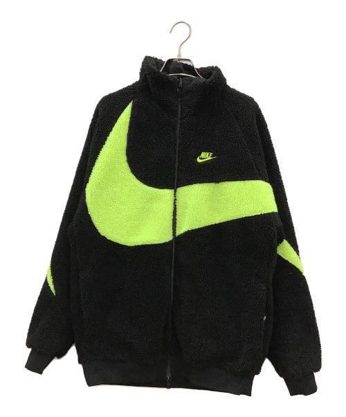 NIKE（ナイキ）NIKE (ナイキ) NIKE　フリースジャケット ブラック×イエロー サイズ:Mサイズの古着・服飾アイテム