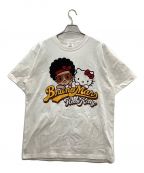 BRUNO MARS×HELLO KITTYブルーノ マーズ×ハローキティ）の古着「コラボプリントTシャツ」｜ホワイト