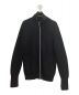 ANDERSEN-ANDERSEN（アンデルセン アンデルセン）の古着「Andersen-Andersen 5GG THE NAVY 1/1 ZIP CARDIGAN」｜ブラック