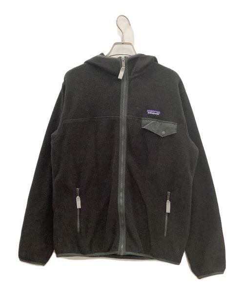 Patagonia（パタゴニア）Patagonia (パタゴニア) ライトウェイトシンチラスナップTフーディ ブラック サイズ:Sサイズの古着・服飾アイテム