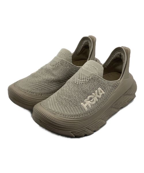 HOKAONEONE（ホカオネオネ）HOKAONEONE (ホカオネオネ) HOKAONEONE U RESTORE TC ランニングシューズ ベージュ サイズ:UK6.5の古着・服飾アイテム