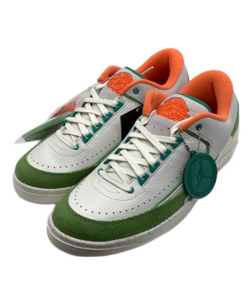 NIKE（ナイキ）NIKE (ナイキ) The Titan Women's Air Jordan 2 Low オレンジ黄緑 サイズ:UK8の古着・服飾アイテム