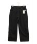 COOTIE PRODUCTIONS (クーティープロダクツ) COOTIE PRODUCTIONS　Needle Punch Twill 1 Tuck Trousers ブラック サイズ:Mサイズ 未使用品：30000円