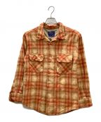 PENDLETONペンドルトン）の古着「PENDLETON　BOARD SHIRT」｜オレンジ