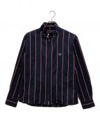 FRED PERRYフレッドペリー）の古着「FRED PERRY　ハリントンジャケット」｜ネイビー