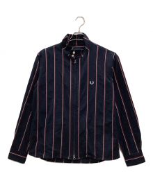 FRED PERRY（フレッドペリー）の古着「FRED PERRY　ハリントンジャケット」｜ネイビー