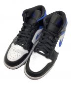 NIKEナイキ）の古着「AIR JORDAN 1 MID」｜ブルー×ブラック