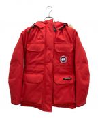 CANADA GOOSEカナダグース）の古着「CANADA GOOSE　ダウンジャケット　CITADEL」｜レッド