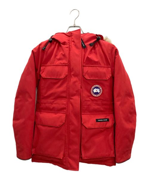 CANADA GOOSE（カナダグース）CANADA GOOSE (カナダグース) CANADA GOOSE　ダウンジャケット　CITADEL レッド サイズ:Sの古着・服飾アイテム