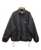 COOTIE PRODUCTIONSクーティープロダクツ）の古着「Polyester OX Raza Track Jacket」｜ブラック