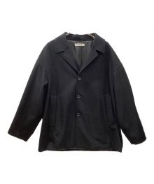 COOTIE PRODUCTIONS（クーティープロダクツ）の古着「CA/W Melton Short Chester Coat」｜ブラック