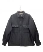 COOTIE PRODUCTIONSクーティープロダクツ）の古着「CA/W Melton CPO Jacket」｜ブラック