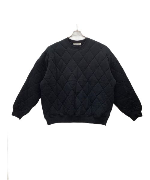 COOTIE PRODUCTIONS（クーティープロダクツ）COOTIE PRODUCTIONS (クーティープロダクツ) Quilting Sweat Crew ブラック サイズ:LARGEの古着・服飾アイテム