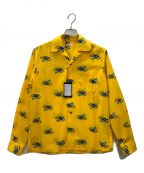 GAVIALガヴィル）の古着「L/S ALOHA SHIRTS “YAMORI”」｜オレンジ