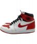 NIKE (ナイキ) Air Jordan 1 High OG Heritage ホワイト×レッド サイズ:US10：12000円