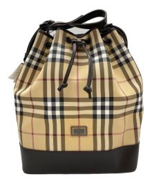 BURBERRY LONDON（バーバリーロンドン）の古着「ノバチェック柄巾着ショルダーバッグ」