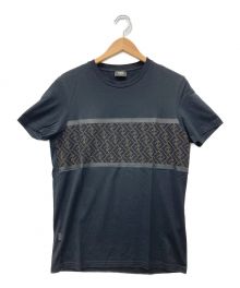 FENDI（フェンディ）の古着「ズッカ柄テクニカルメッシュTシャツ」｜ブラック