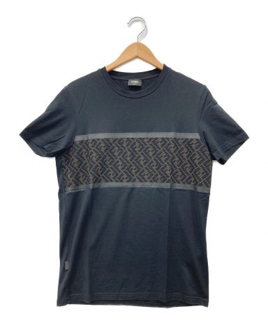 中古・古着通販】FENDI (フェンディ) ズッカ柄テクニカルメッシュTシャツ ブラック サイズ:M｜ブランド・古着通販 トレファク公式【TREFAC  FASHION】スマホサイト