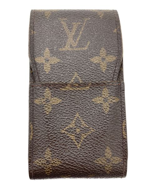 LOUIS VUITTON（ルイ ヴィトン）LOUIS VUITTON (ルイ ヴィトン) モノグラム エテュイ・シガレット ブラウンの古着・服飾アイテム