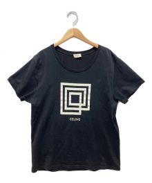 CELINE（セリーヌ）の古着「Labyrinthe Show Invitation Tee」｜ブラック