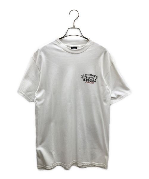 stussy（ステューシー）stussy (ステューシー) stussy プリントTシャツ ホワイト サイズ:Ｍの古着・服飾アイテム