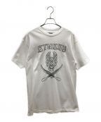 stussyステューシー）の古着「stussy プリントTシャツ」｜ホワイト