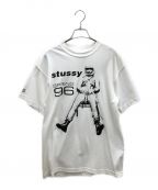 stussyステューシー）の古着「stussy プリントTシャツ」｜ホワイト