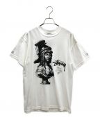 stussyステューシー）の古着「stussy プリントTシャツ 未使用品」｜ホワイト