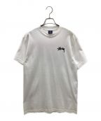 stussyステューシー）の古着「stussy デッドストック LITTLERHIND プリントTシャツ」｜ホワイト