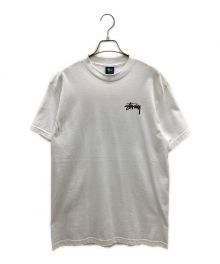 stussy（ステューシー）の古着「stussy デッドストック LITTLERHIND プリントTシャツ」｜ホワイト