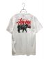 stussy (ステューシー) stussy デッドストック LITTLERHIND プリントTシャツ ホワイト サイズ:MEDIUM：6000円