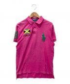POLO RALPH LAURENポロ・ラルフローレン）の古着「ジャマイカデザインポロシャツ」｜ピンク