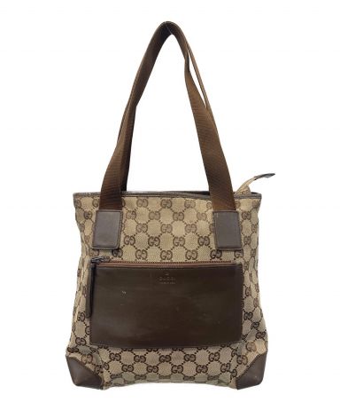 中古・古着通販】GUCCI (グッチ) GGキャンバストートバッグ｜ブランド