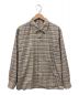 AURALEE（オーラリー）の古着「WASHABLE SUPER LIGHT WOOL CHECK SHIRTS」｜カーキ