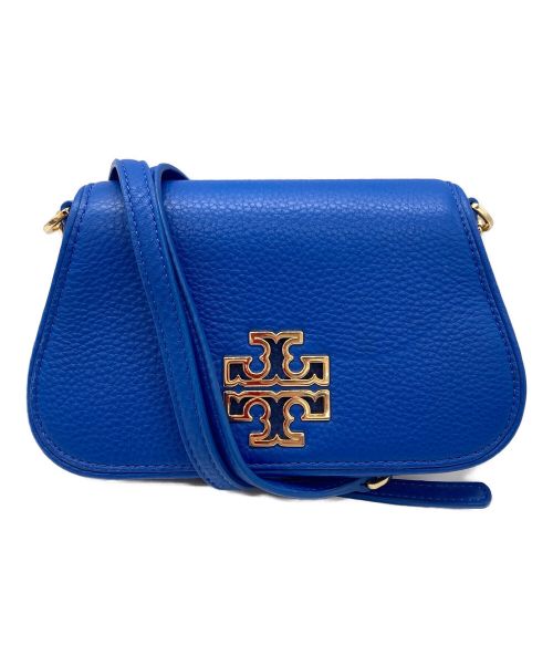 TORY BURCH（トリーバーチ）TORY BURCH (トリーバーチ) ブリテンショルダークラッチ ブルーの古着・服飾アイテム