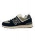 NEW BALANCE (ニューバランス) 574 ブラック×ホワイト サイズ:US10：7000円