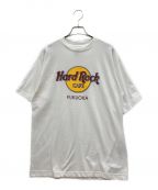 Hard Rock cafeハードロックカフェ）の古着「プリントTシャツ」｜ホワイト