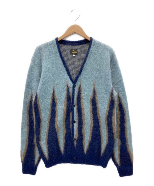 Needles（ニードルズ）Needles (ニードルス) Mohair Cardigan - Flame ブルー サイズ:Sの古着・服飾アイテム