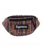 SUPREMEシュプリーム）の古着「WOVEN STRIPE WAIST BAG」｜マルチカラー