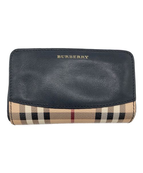 BURBERRY（バーバリー）BURBERRY (バーバリー) ノバチェック柄2つ折り財布の古着・服飾アイテム