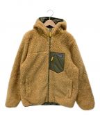 Patagoniaパタゴニア）の古着「K'S REVERSIBLE READY FREDDY HOODY」｜ブラウン×カーキ