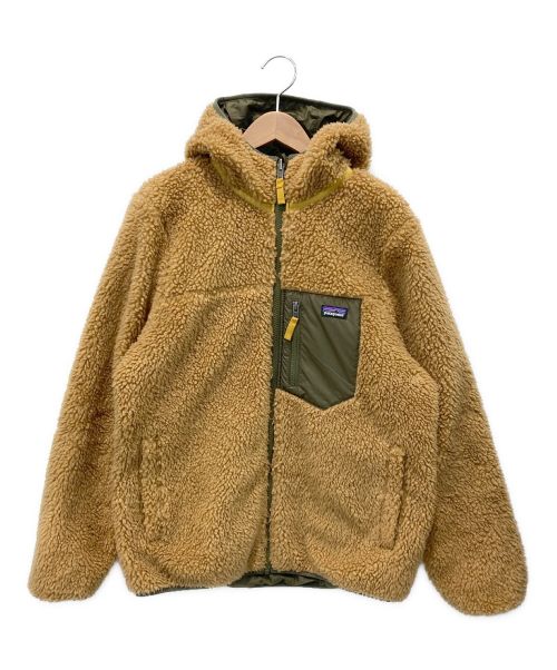 Patagonia（パタゴニア）Patagonia (パタゴニア) K'S REVERSIBLE READY FREDDY HOODY ブラウン×カーキ サイズ:XXLの古着・服飾アイテム