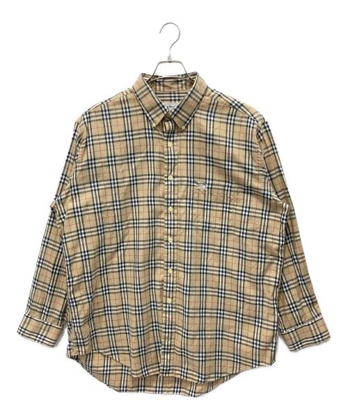 Burberry's（バーバリーズ）Burberry's (バーバリーズ) ノバチェックシャツ ベージュ サイズ:XLの古着・服飾アイテム