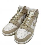 NIKEナイキ）の古着「NIKE DUNK HIGH RETRO」｜ベージュ×ホワイト