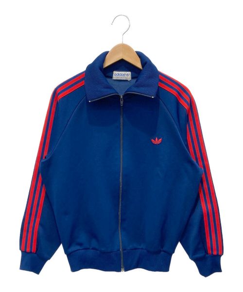 adidas（アディダス）adidas (アディダス) トラックジャケット ネイビー×レッド サイズ:-の古着・服飾アイテム