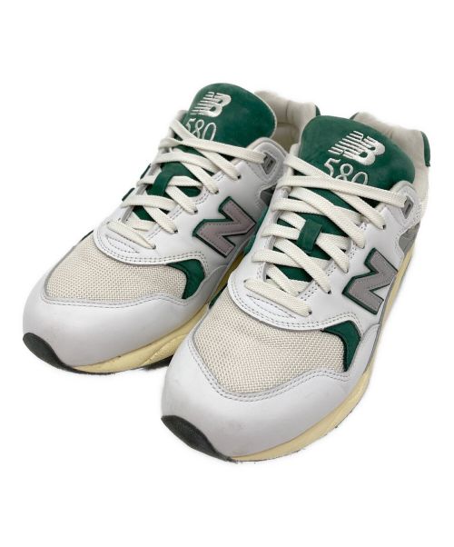 NEW BALANCE（ニューバランス）NEW BALANCE (ニューバランス) 580 RCA ホワイト×グリーン サイズ:US9.5の古着・服飾アイテム